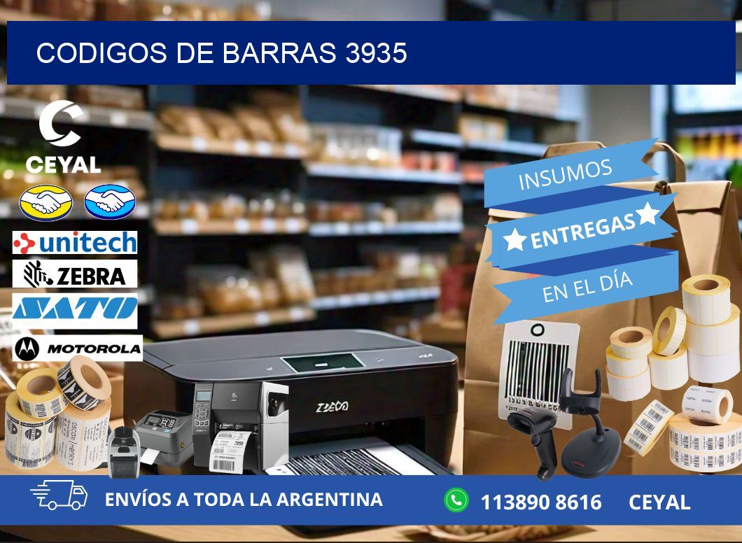 CODIGOS DE BARRAS 3935