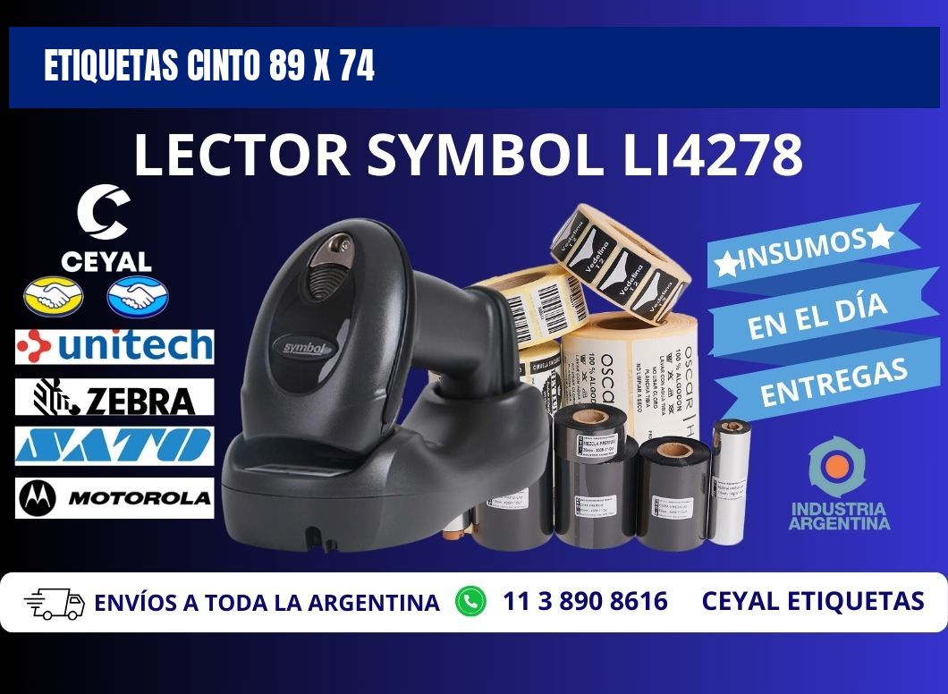 ETIQUETAS CINTO 89 x 74