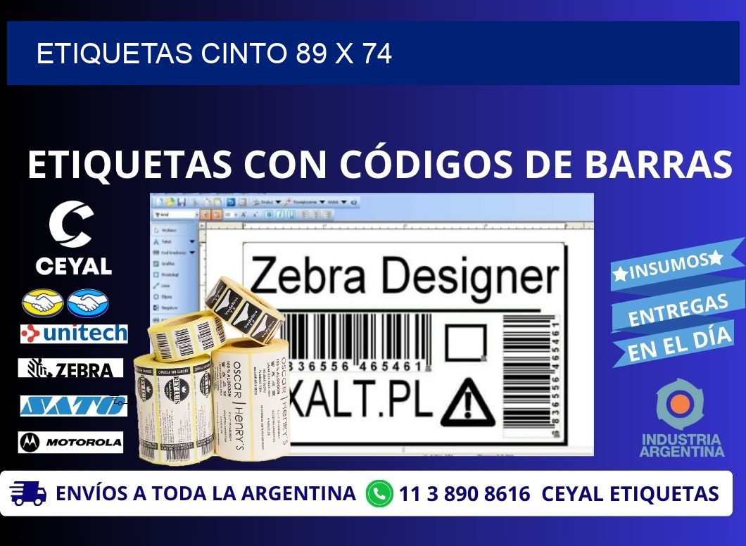 ETIQUETAS CINTO 89 x 74