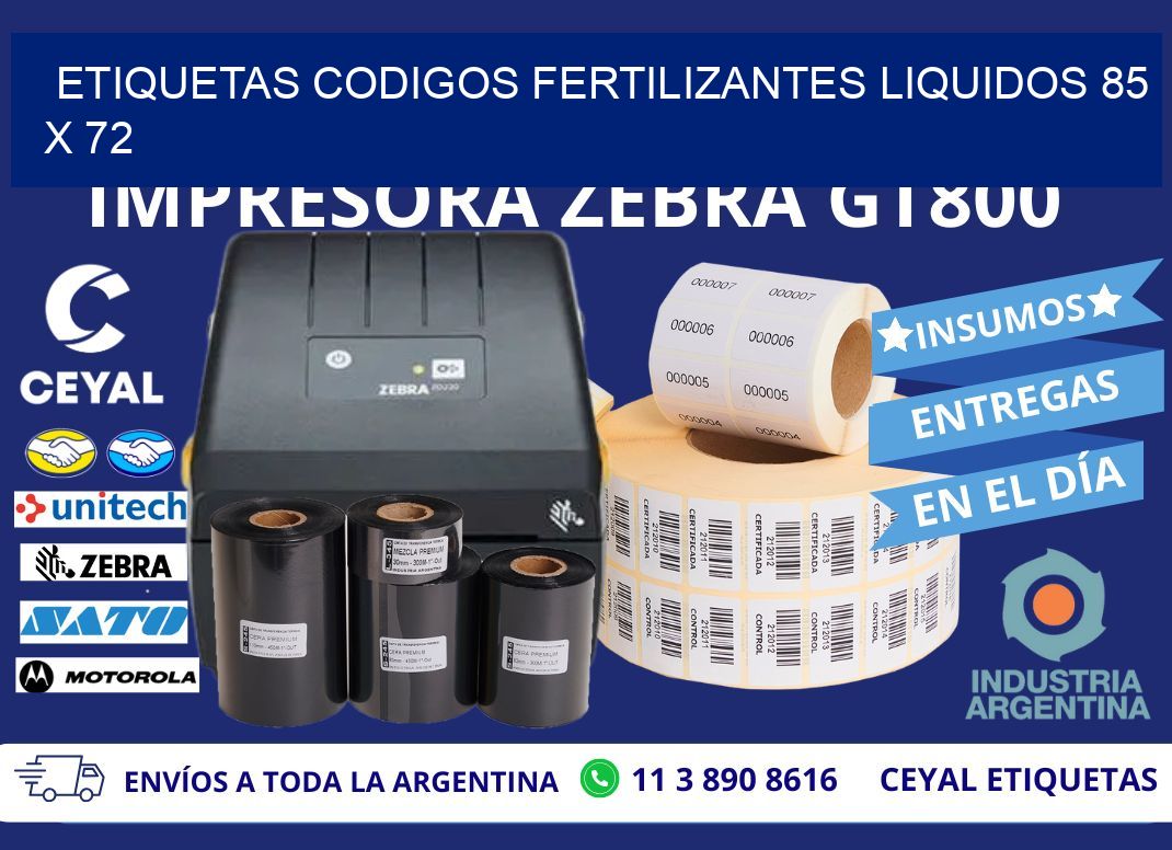 ETIQUETAS CODIGOS FERTILIZANTES LIQUIDOS 85 x 72