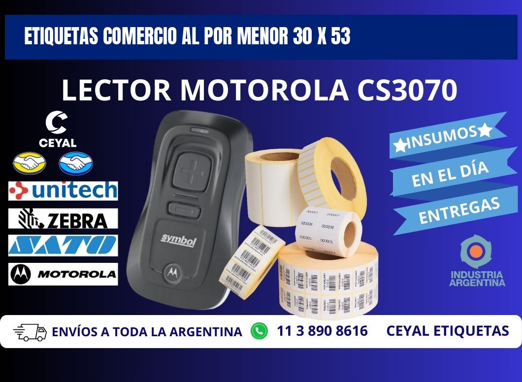 ETIQUETAS COMERCIO AL POR MENOR 30 x 53