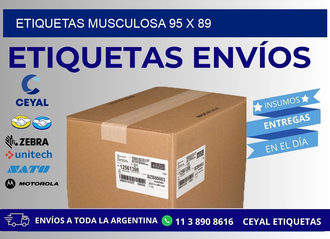 ETIQUETAS MUSCULOSA 95 x 89