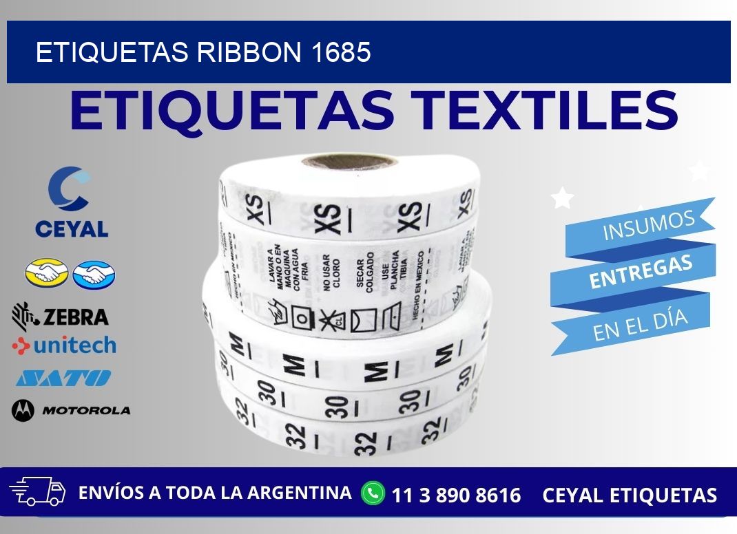 ETIQUETAS RIBBON 1685