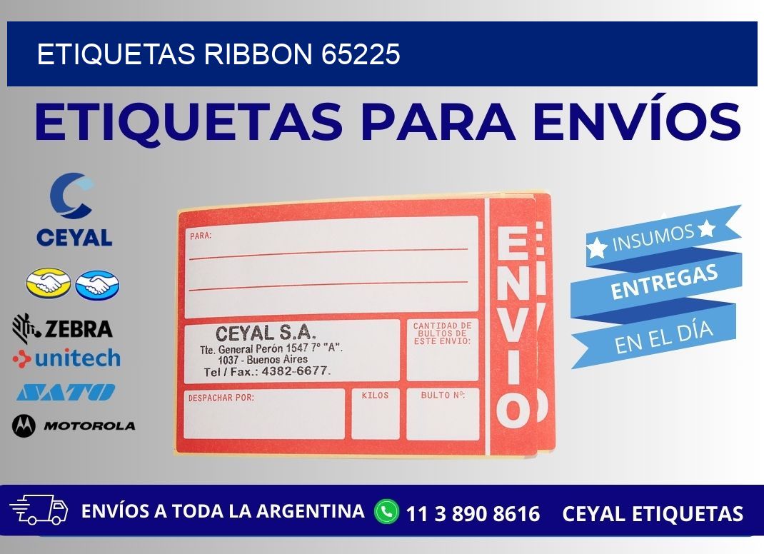 ETIQUETAS RIBBON 65225