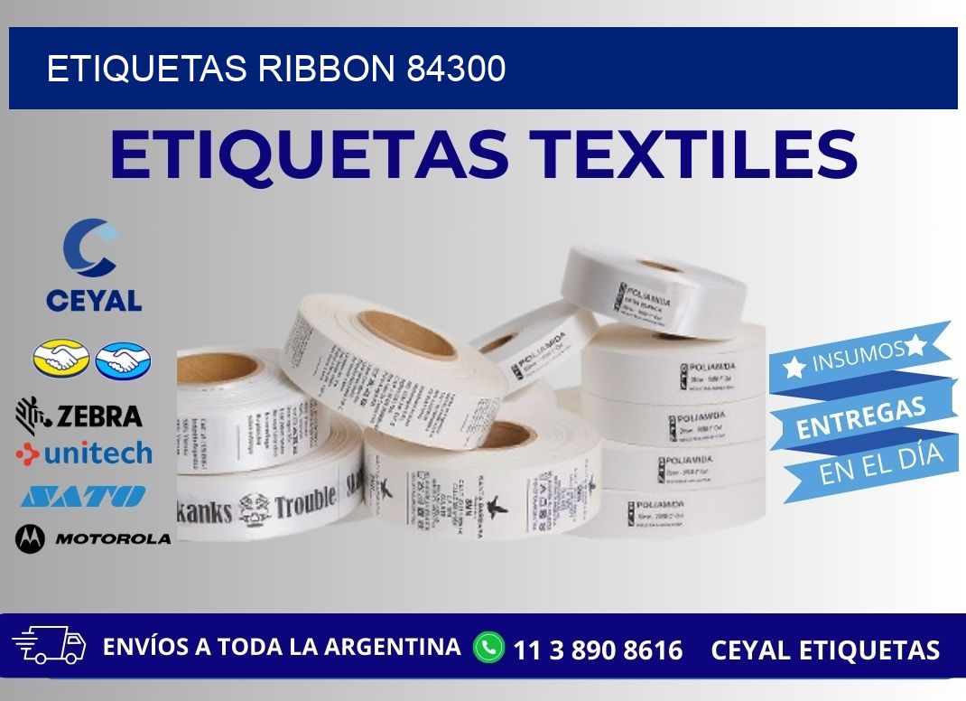 ETIQUETAS RIBBON 84300