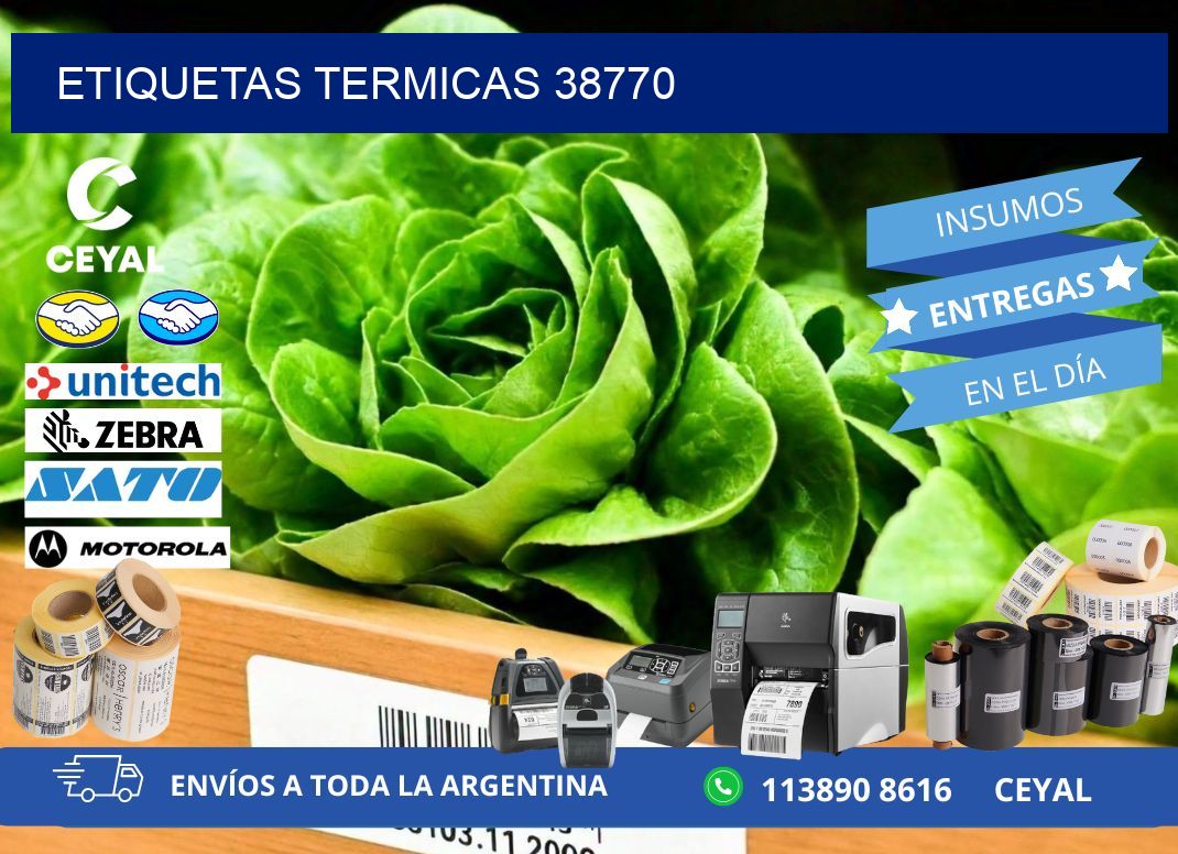 ETIQUETAS TERMICAS 38770