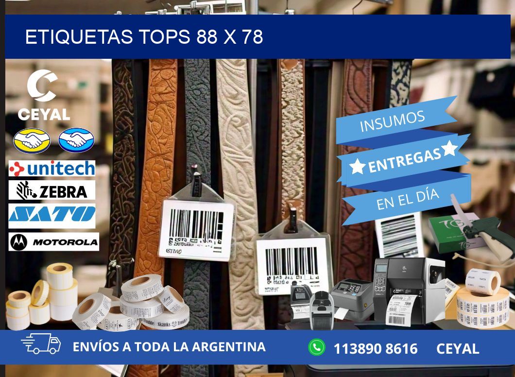ETIQUETAS TOPS 88 x 78