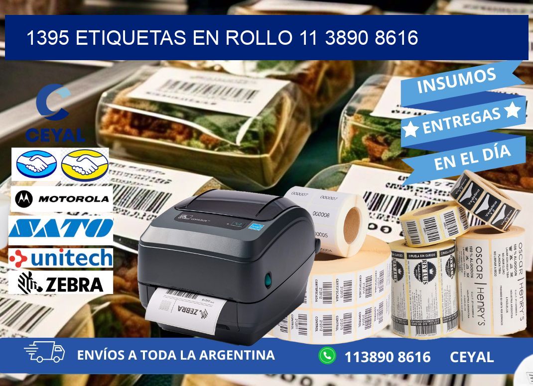 1395 ETIQUETAS EN ROLLO 11 3890 8616