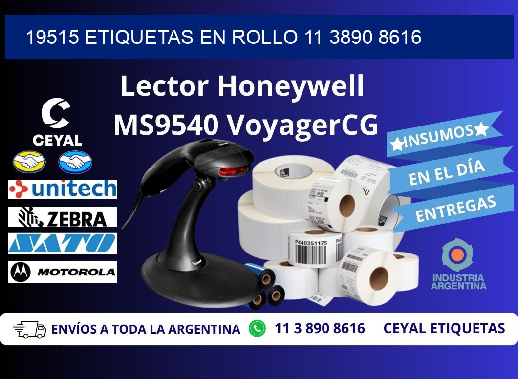 19515 ETIQUETAS EN ROLLO 11 3890 8616