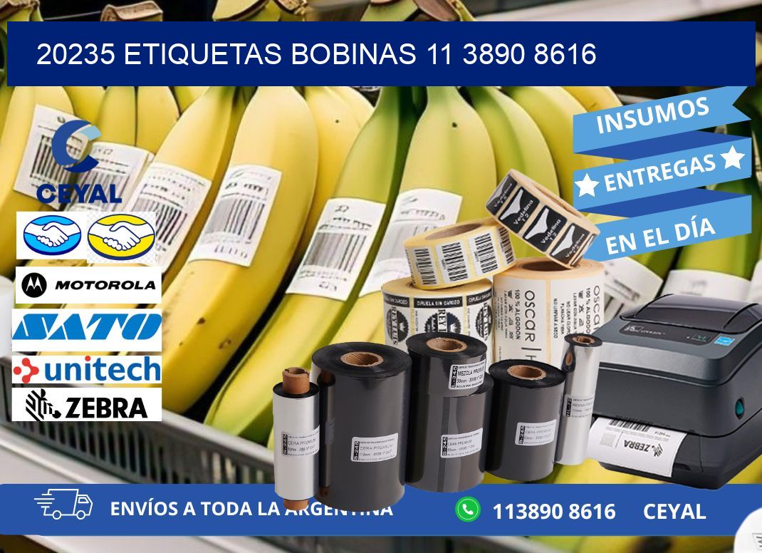 20235 ETIQUETAS BOBINAS 11 3890 8616