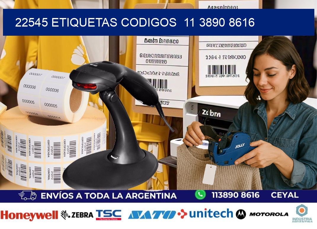 22545 ETIQUETAS CODIGOS  11 3890 8616