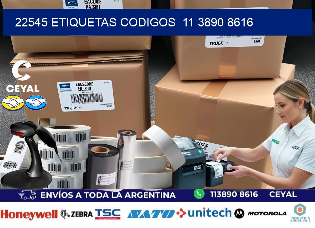 22545 ETIQUETAS CODIGOS  11 3890 8616
