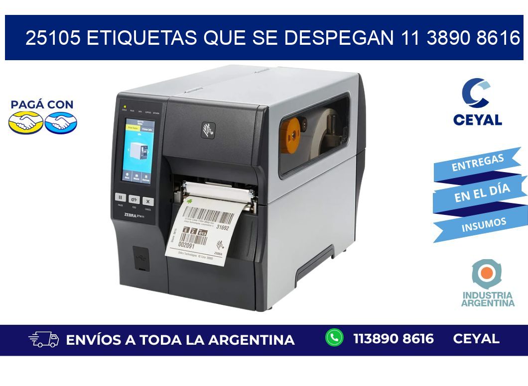 25105 ETIQUETAS QUE SE DESPEGAN 11 3890 8616