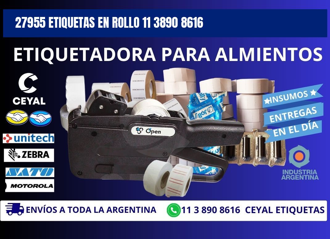 27955 ETIQUETAS EN ROLLO 11 3890 8616