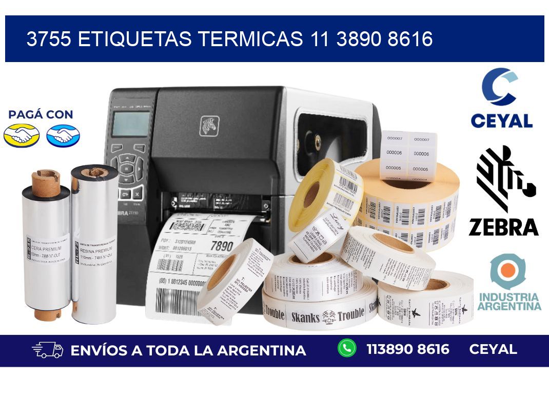 3755 ETIQUETAS TERMICAS 11 3890 8616