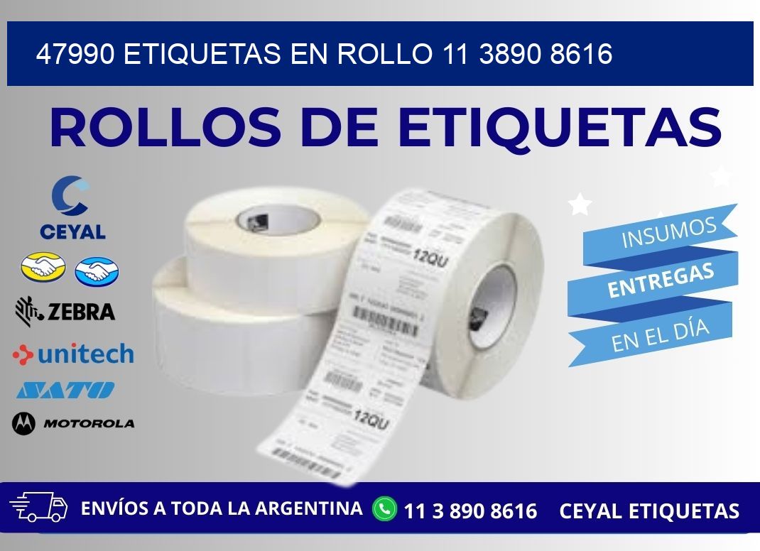 47990 ETIQUETAS EN ROLLO 11 3890 8616