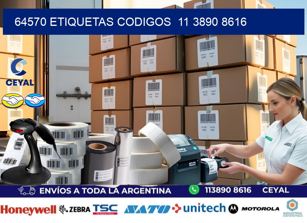 64570 ETIQUETAS CODIGOS  11 3890 8616