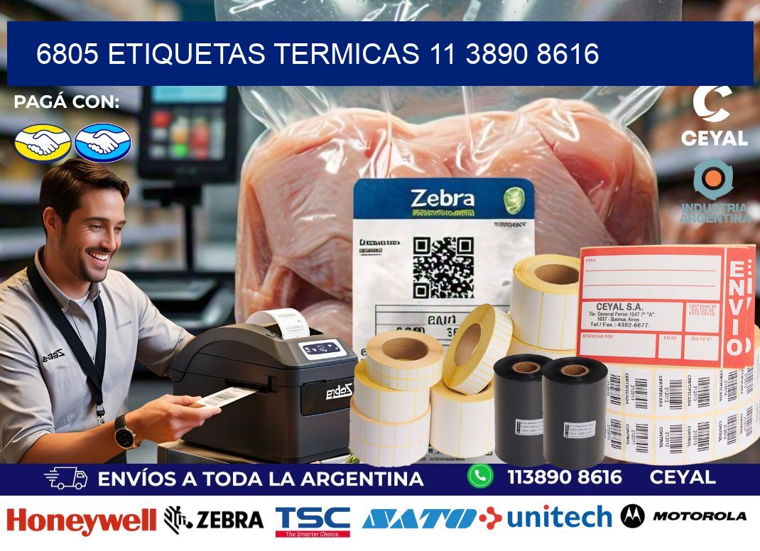 6805 ETIQUETAS TERMICAS 11 3890 8616