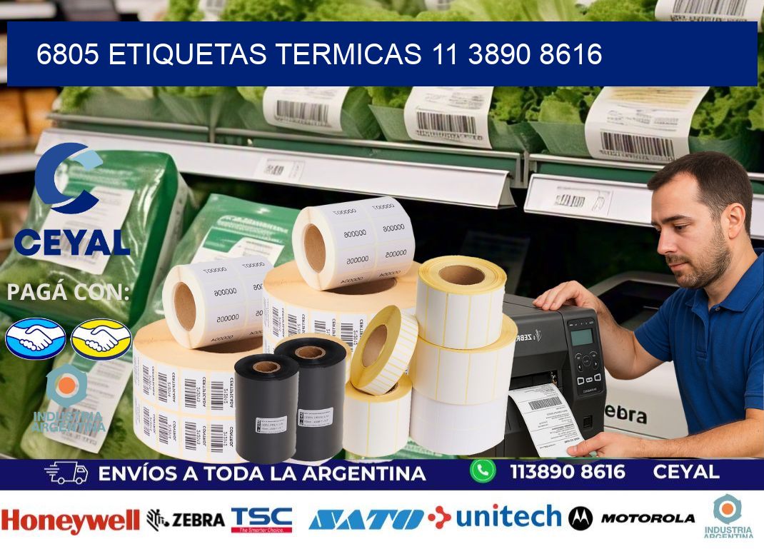 6805 ETIQUETAS TERMICAS 11 3890 8616