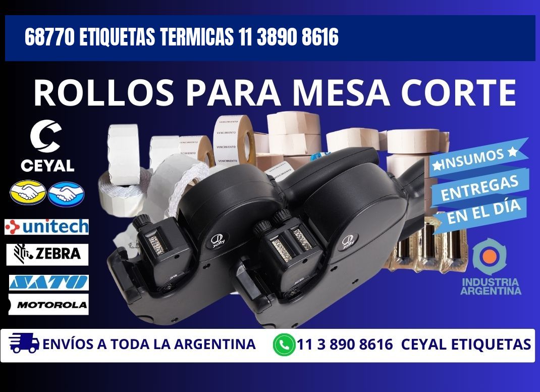68770 ETIQUETAS TERMICAS 11 3890 8616