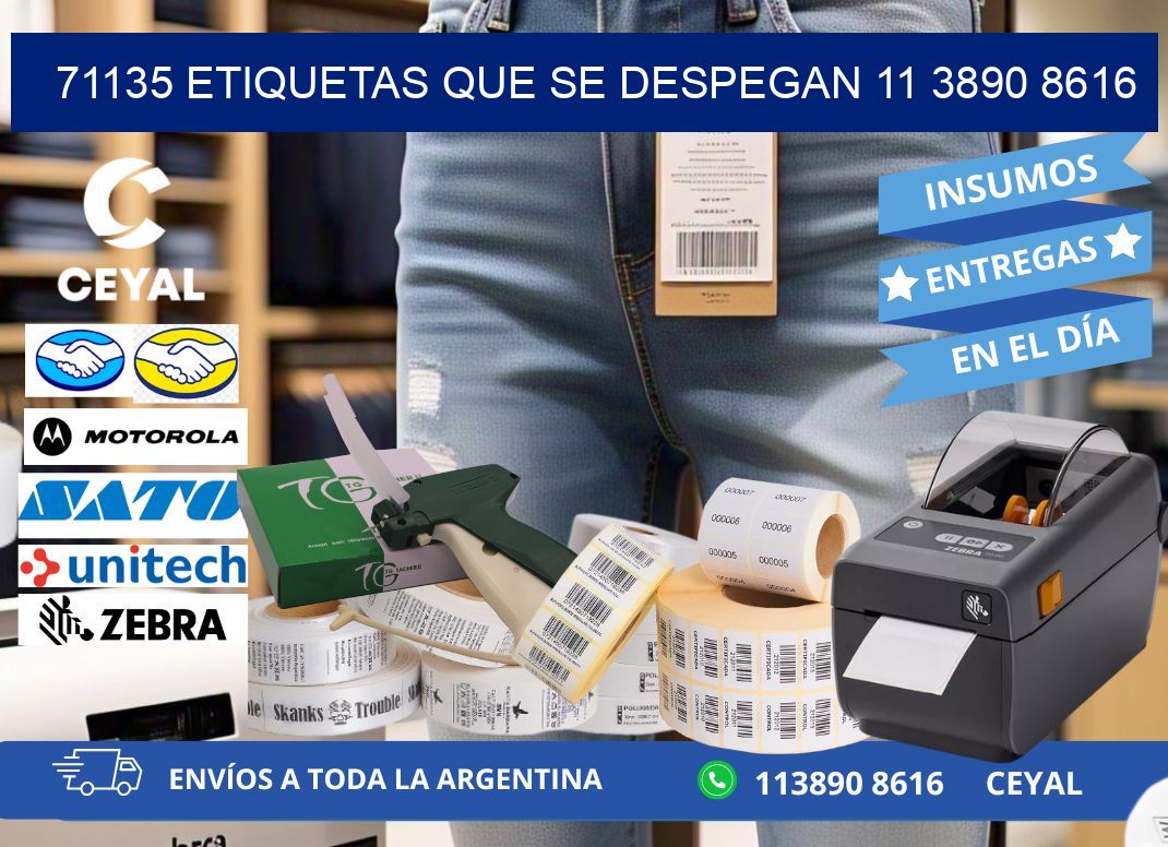 71135 ETIQUETAS QUE SE DESPEGAN 11 3890 8616