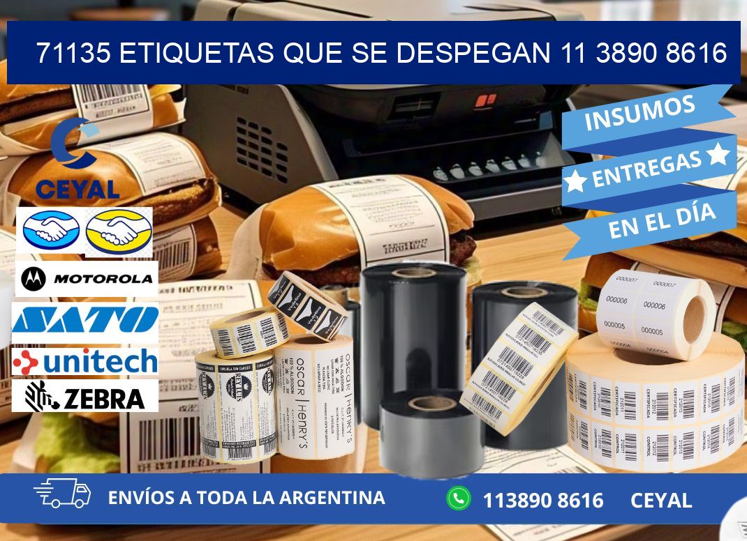 71135 ETIQUETAS QUE SE DESPEGAN 11 3890 8616