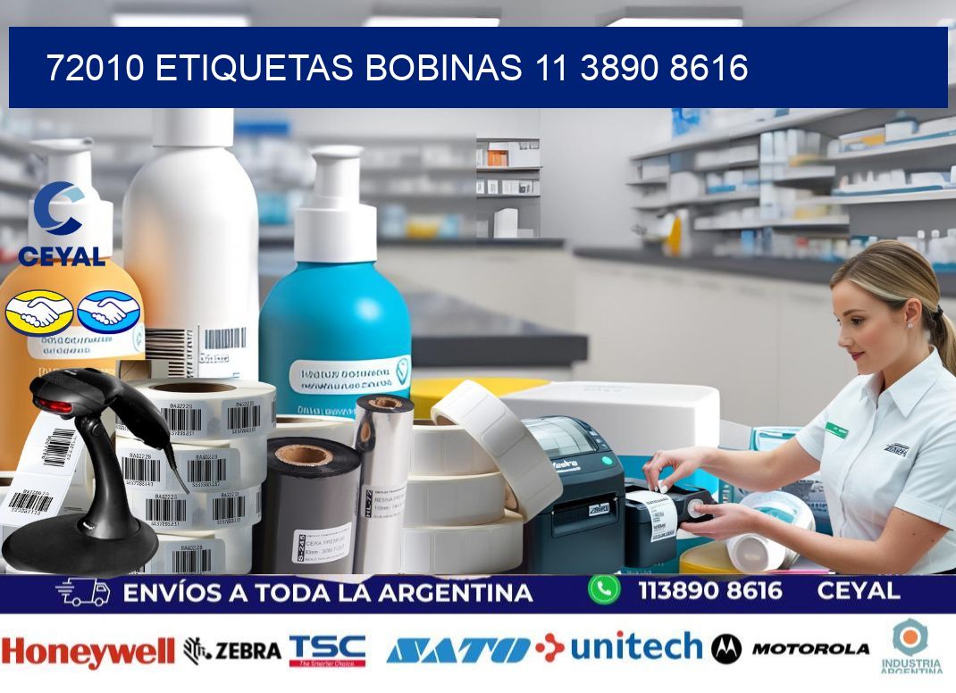 72010 ETIQUETAS BOBINAS 11 3890 8616