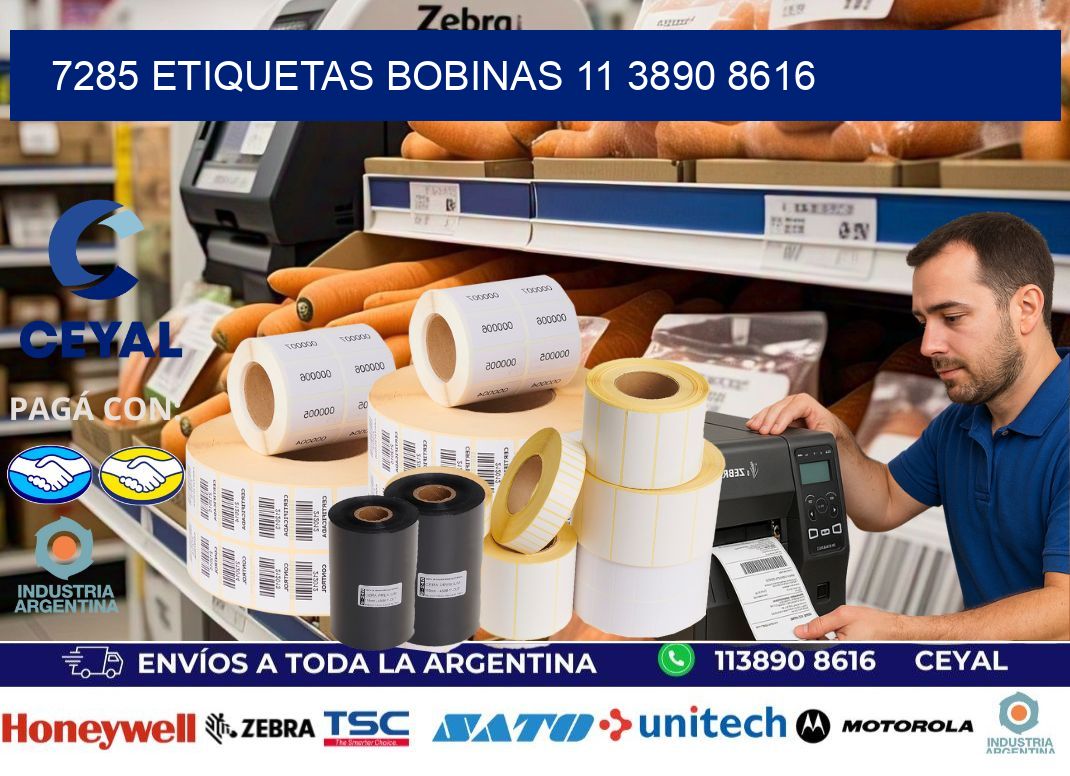 7285 ETIQUETAS BOBINAS 11 3890 8616