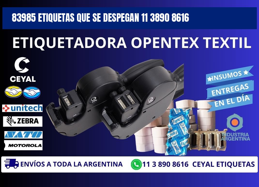 83985 ETIQUETAS QUE SE DESPEGAN 11 3890 8616