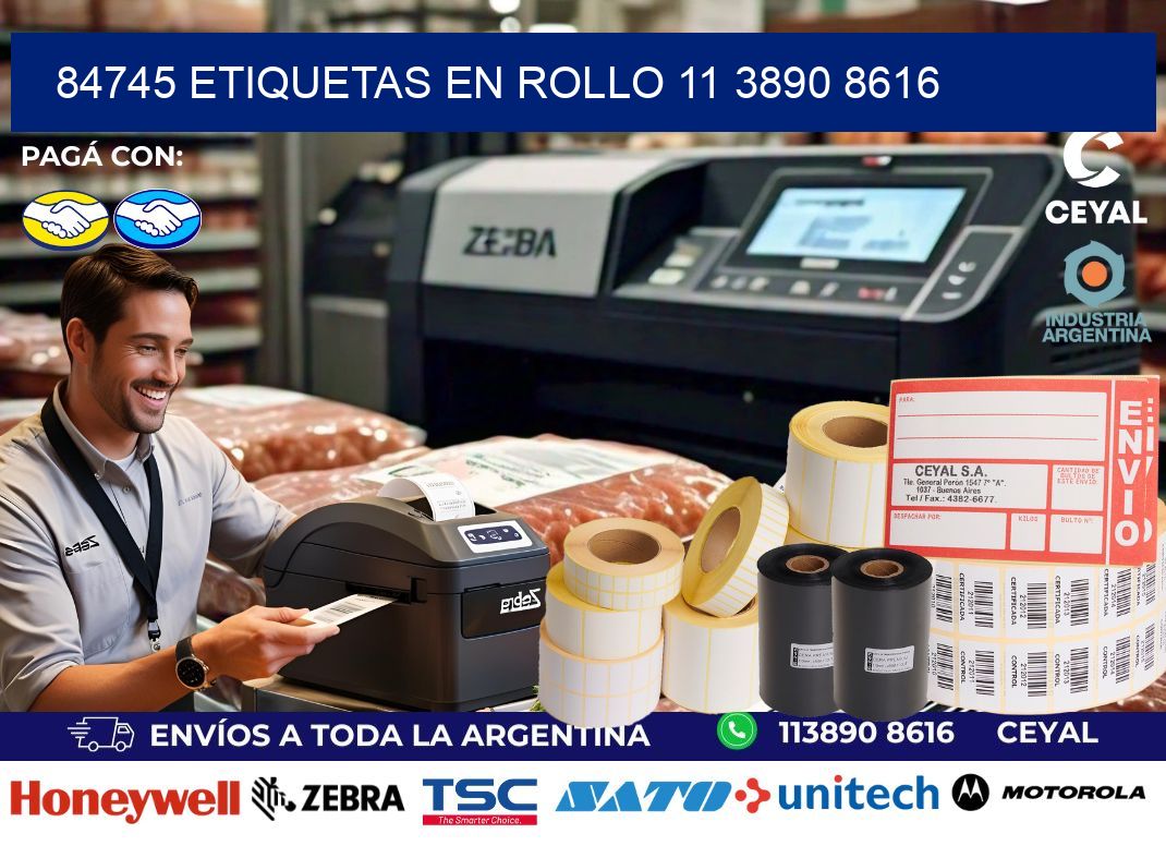 84745 ETIQUETAS EN ROLLO 11 3890 8616