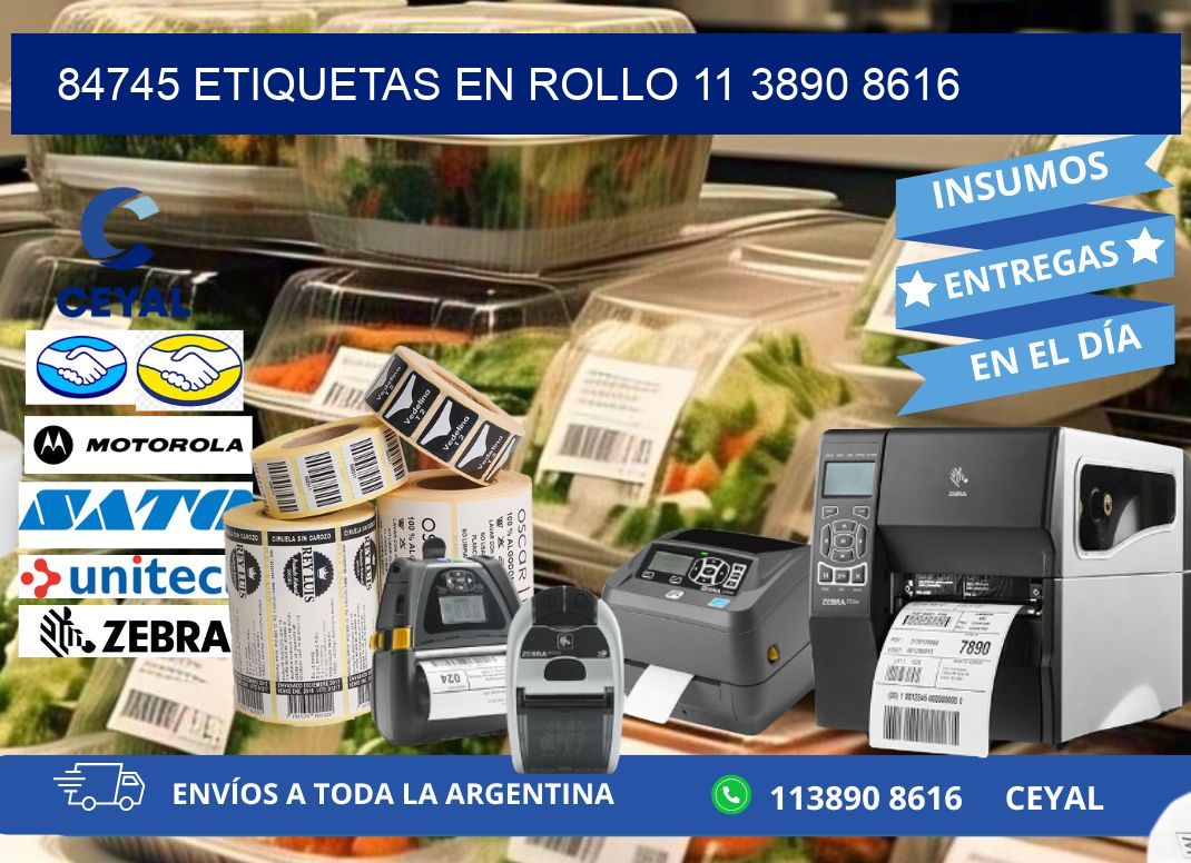 84745 ETIQUETAS EN ROLLO 11 3890 8616