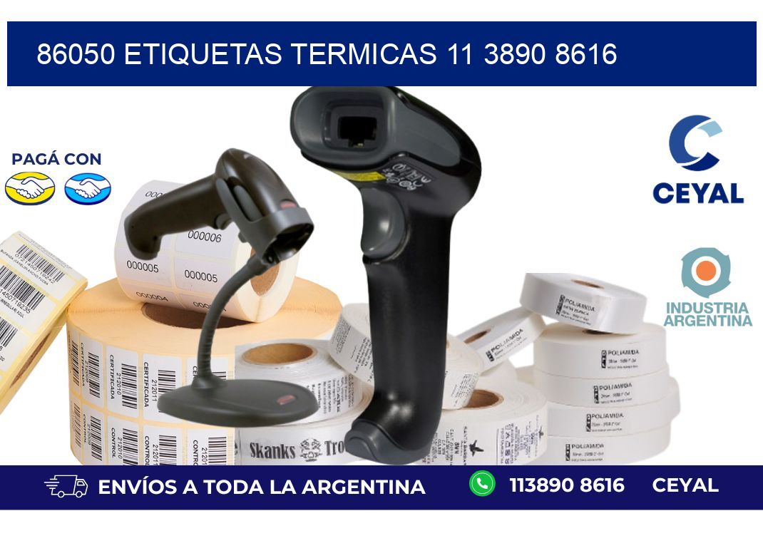 86050 ETIQUETAS TERMICAS 11 3890 8616