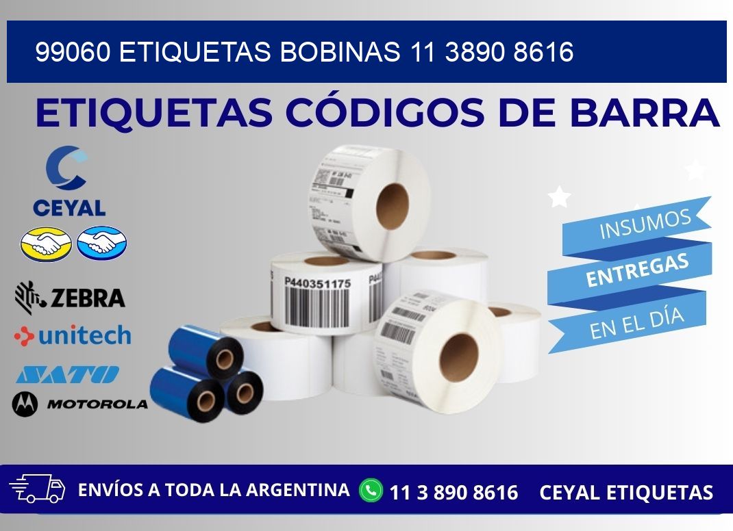 99060 ETIQUETAS BOBINAS 11 3890 8616