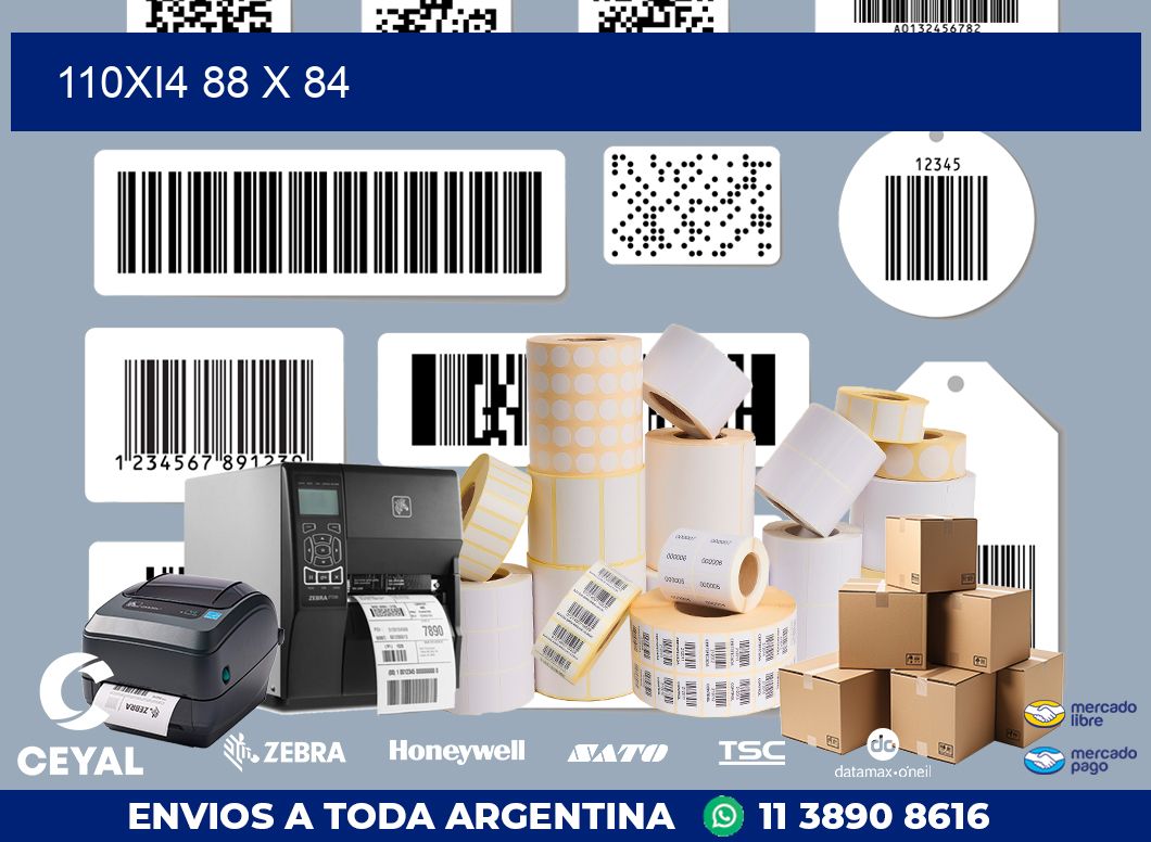 110Xi4 88 x 84