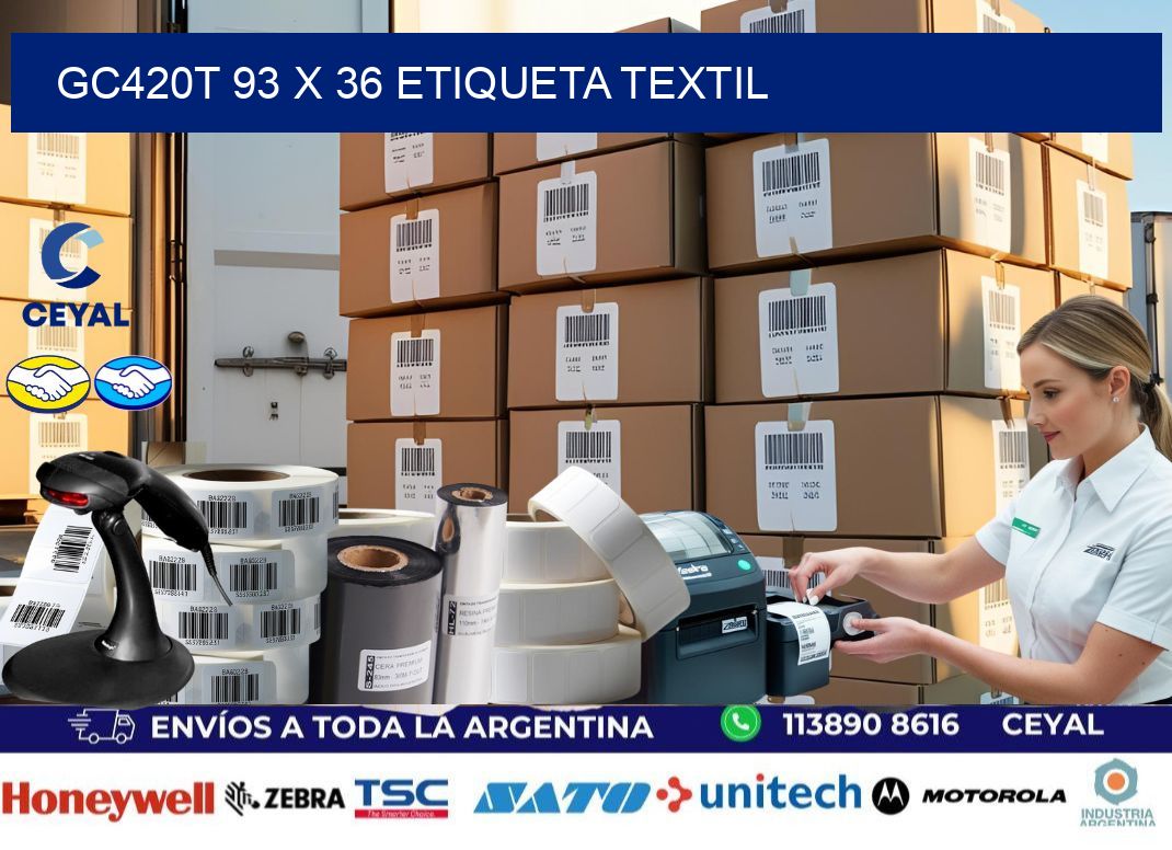 GC420T 93 x 36 ETIQUETA TEXTIL