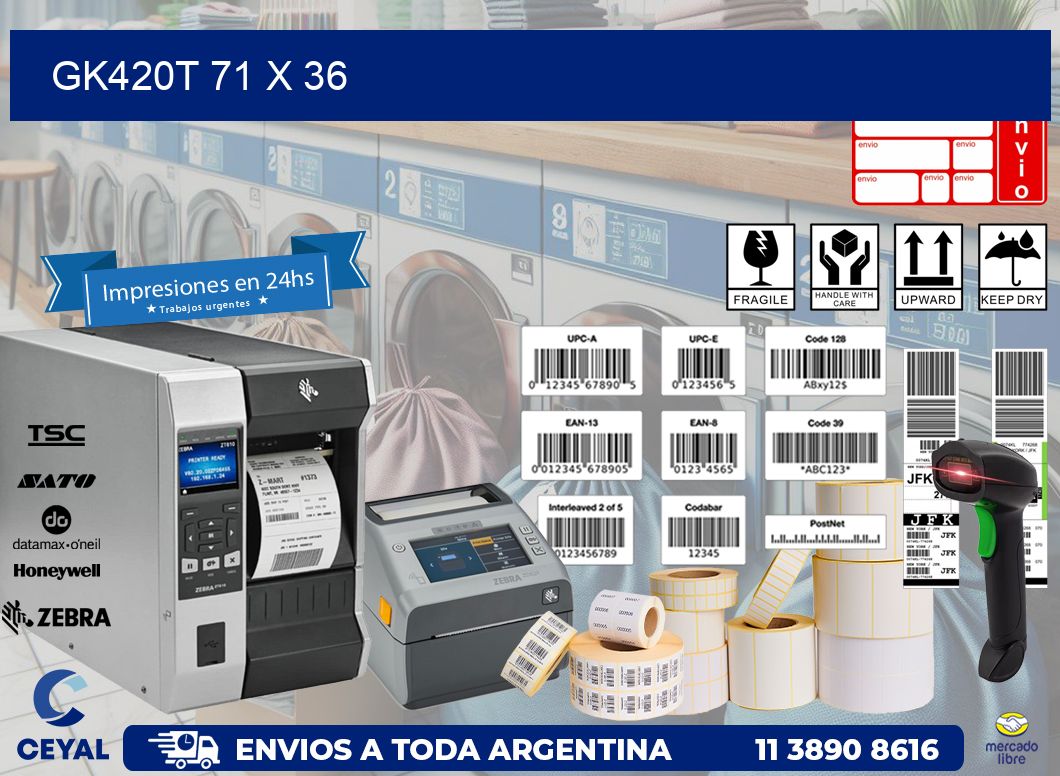 GK420T 71 x 36