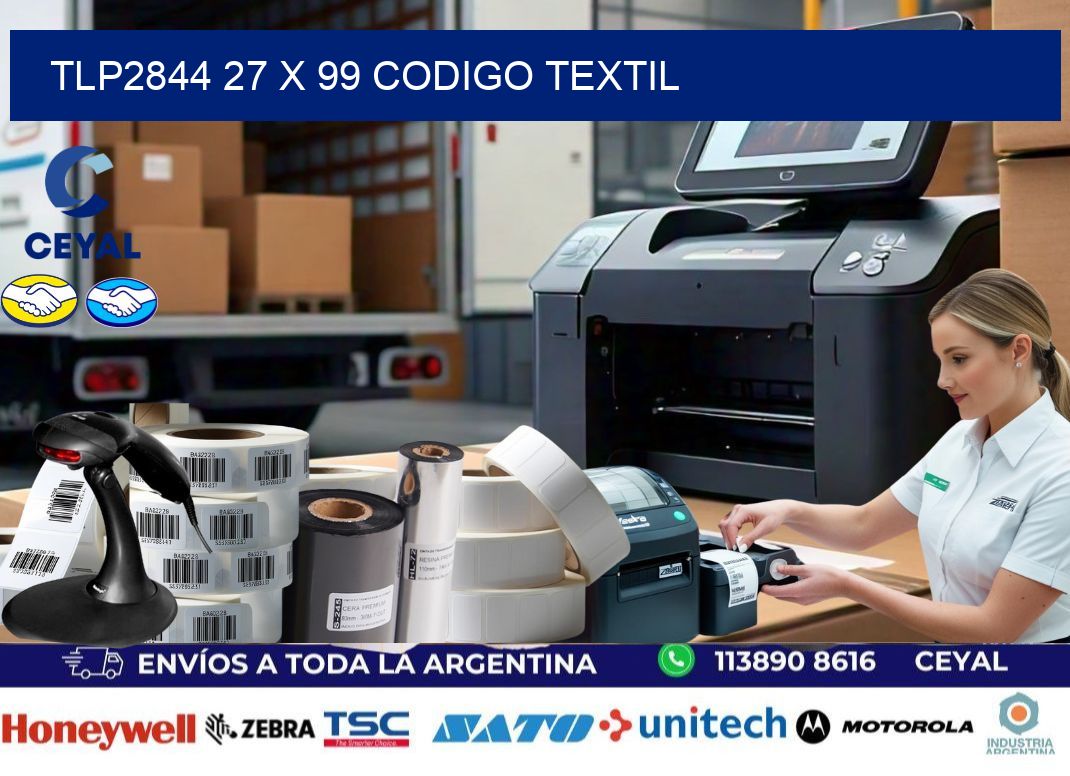 TLP2844 27 x 99 CODIGO TEXTIL