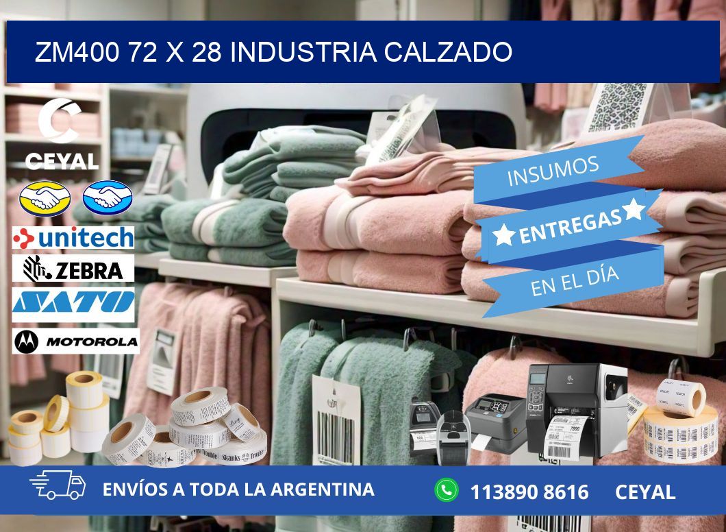 ZM400 72 x 28 INDUSTRIA CALZADO