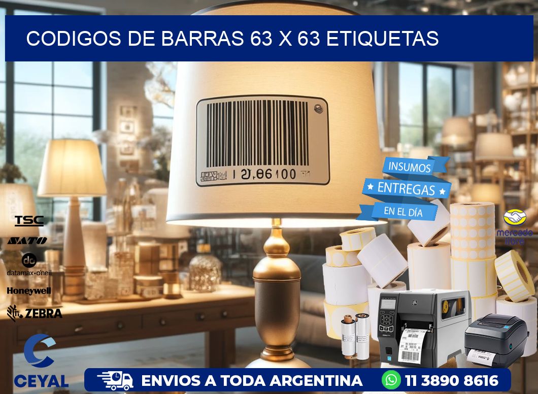 codigos de barras 63 x 63 etiquetas