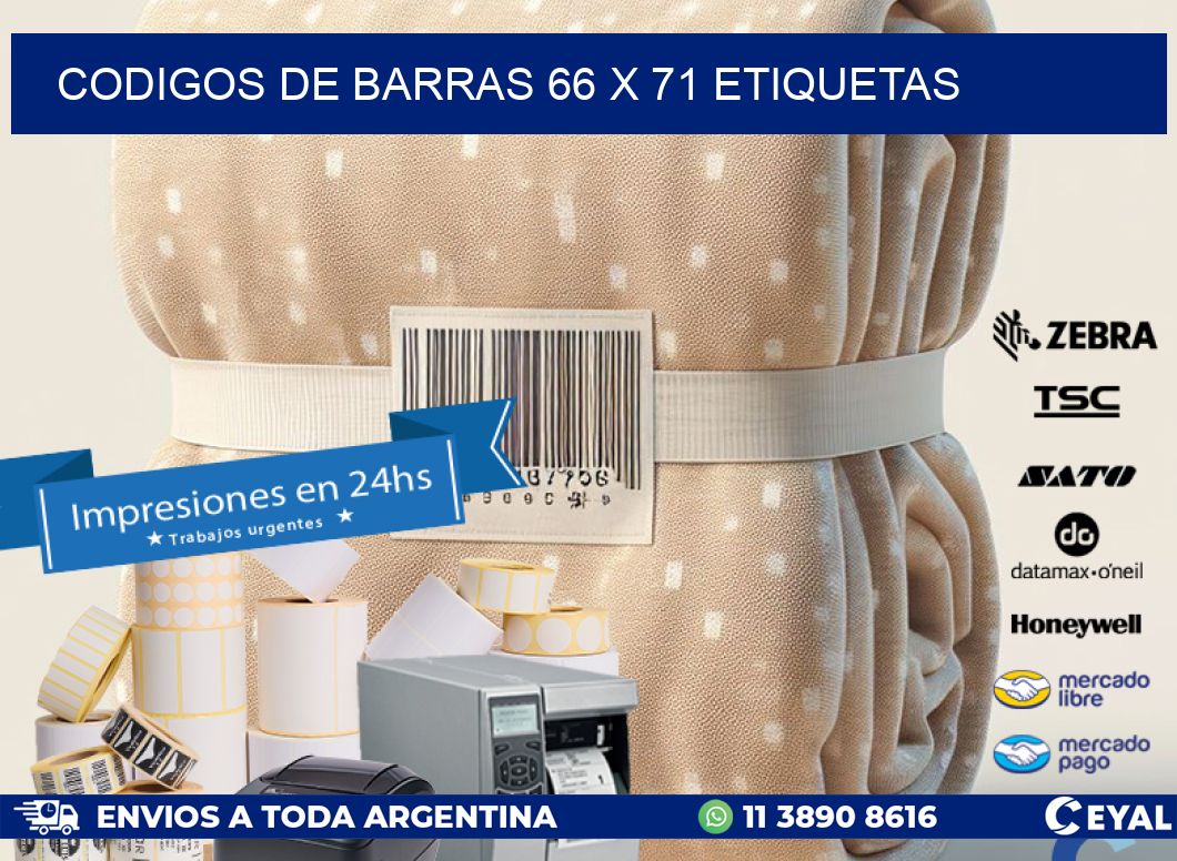 codigos de barras 66 x 71 etiquetas
