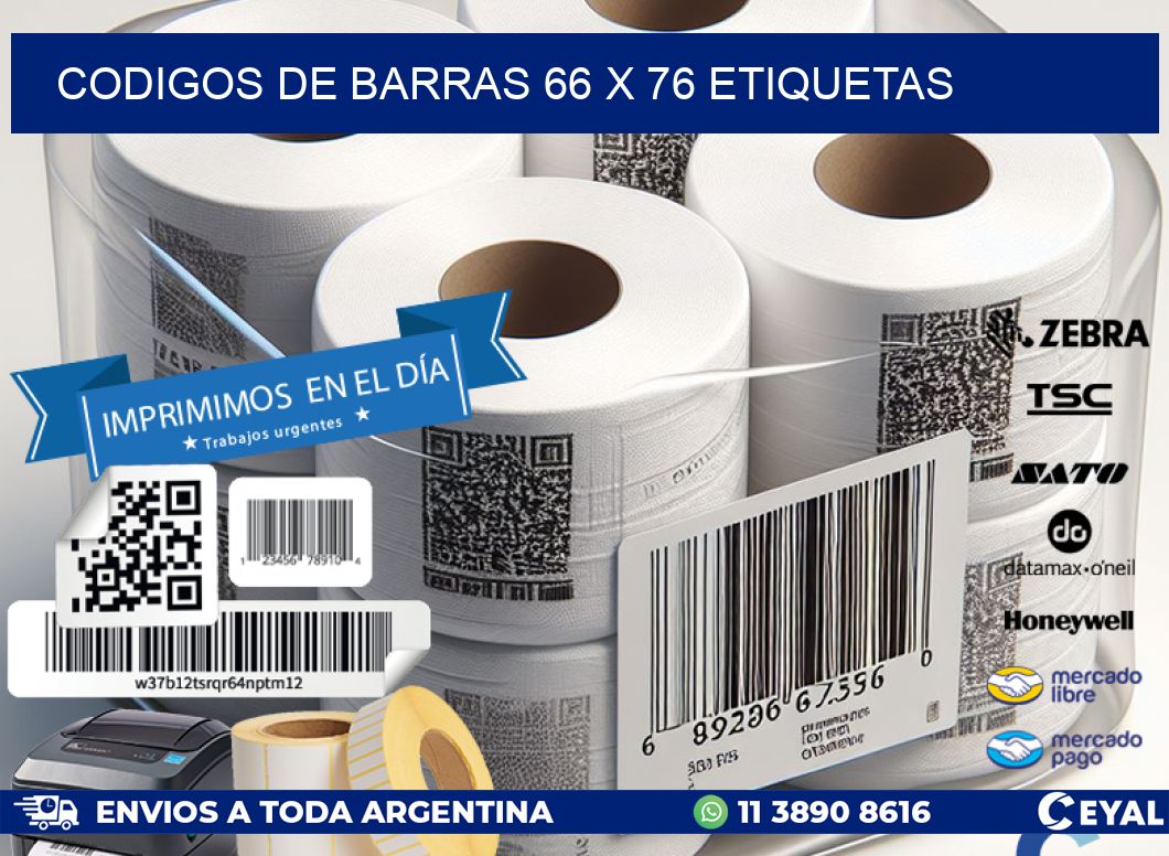 codigos de barras 66 x 76 etiquetas
