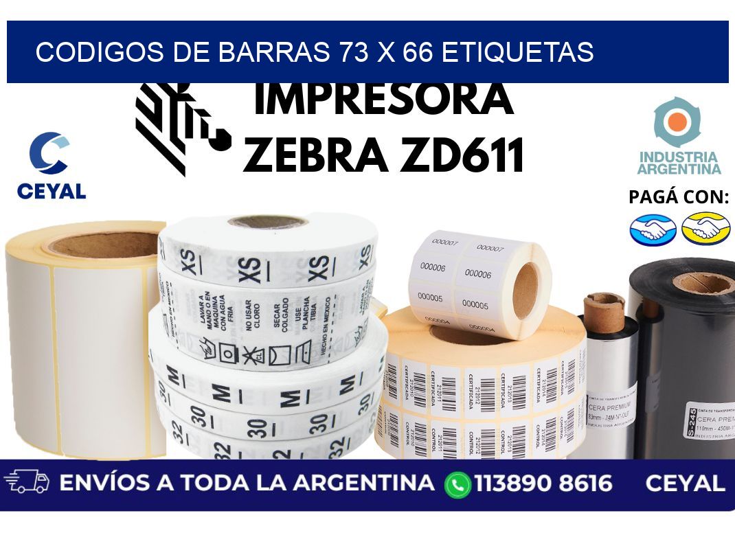 codigos de barras 73 x 66 etiquetas