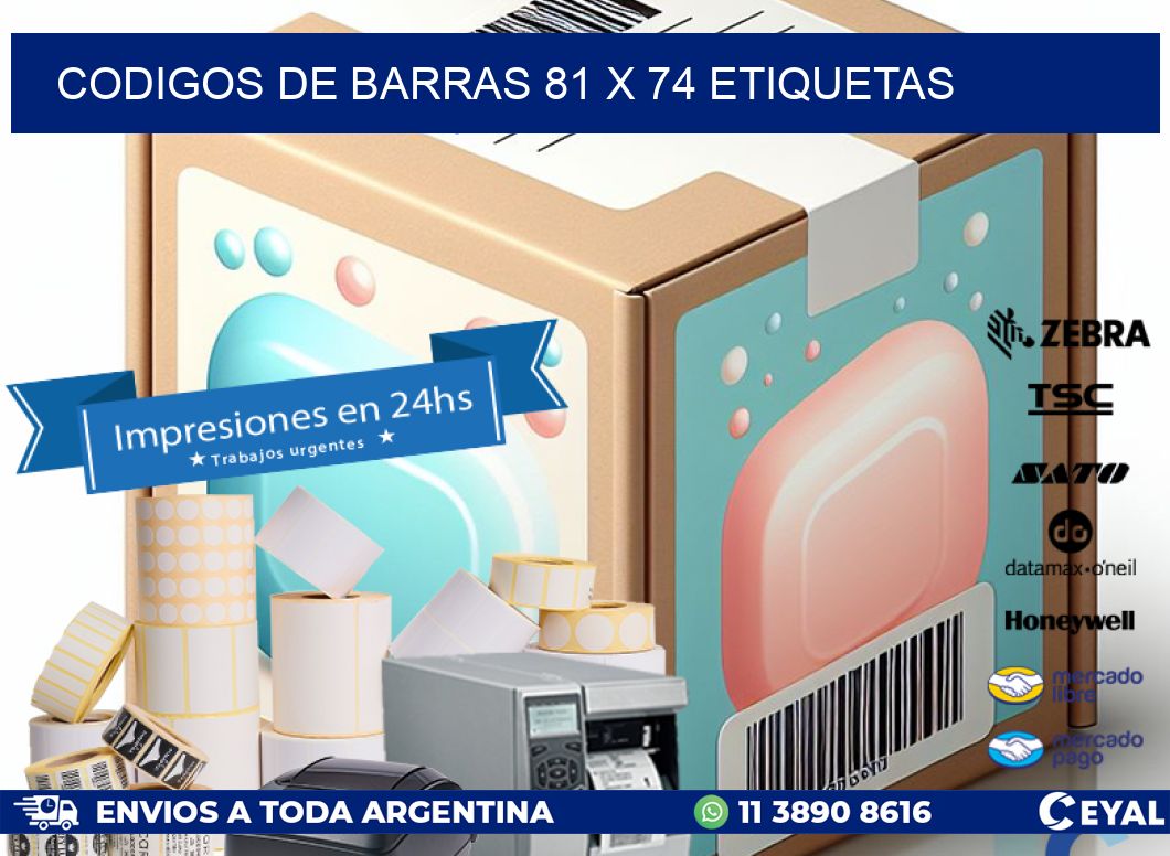 codigos de barras 81 x 74 etiquetas