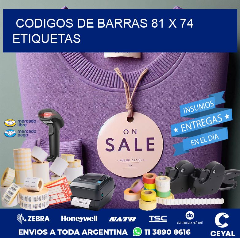 codigos de barras 81 x 74 etiquetas