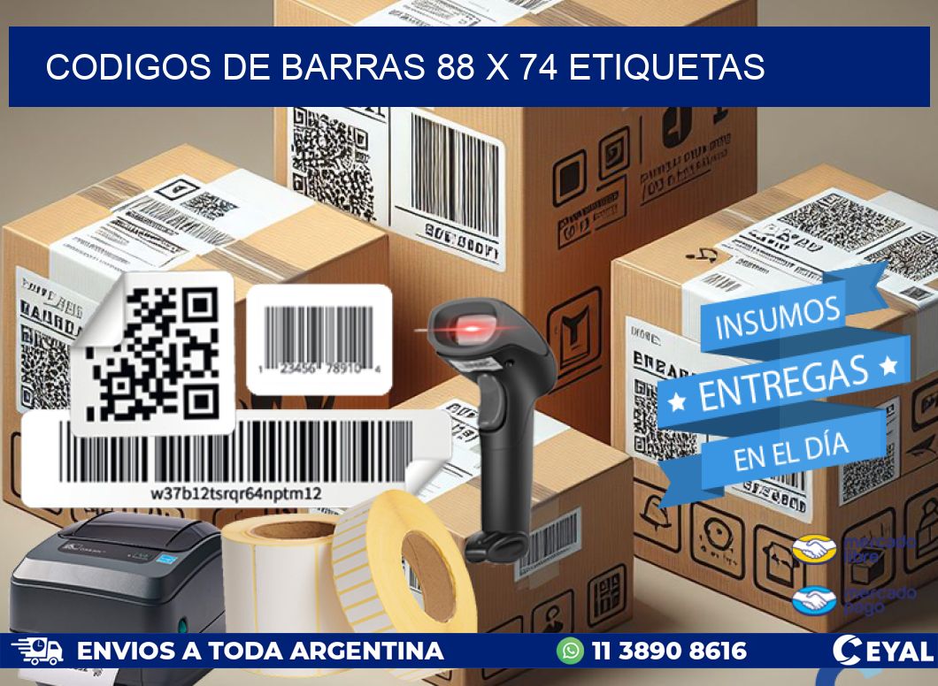 codigos de barras 88 x 74 etiquetas