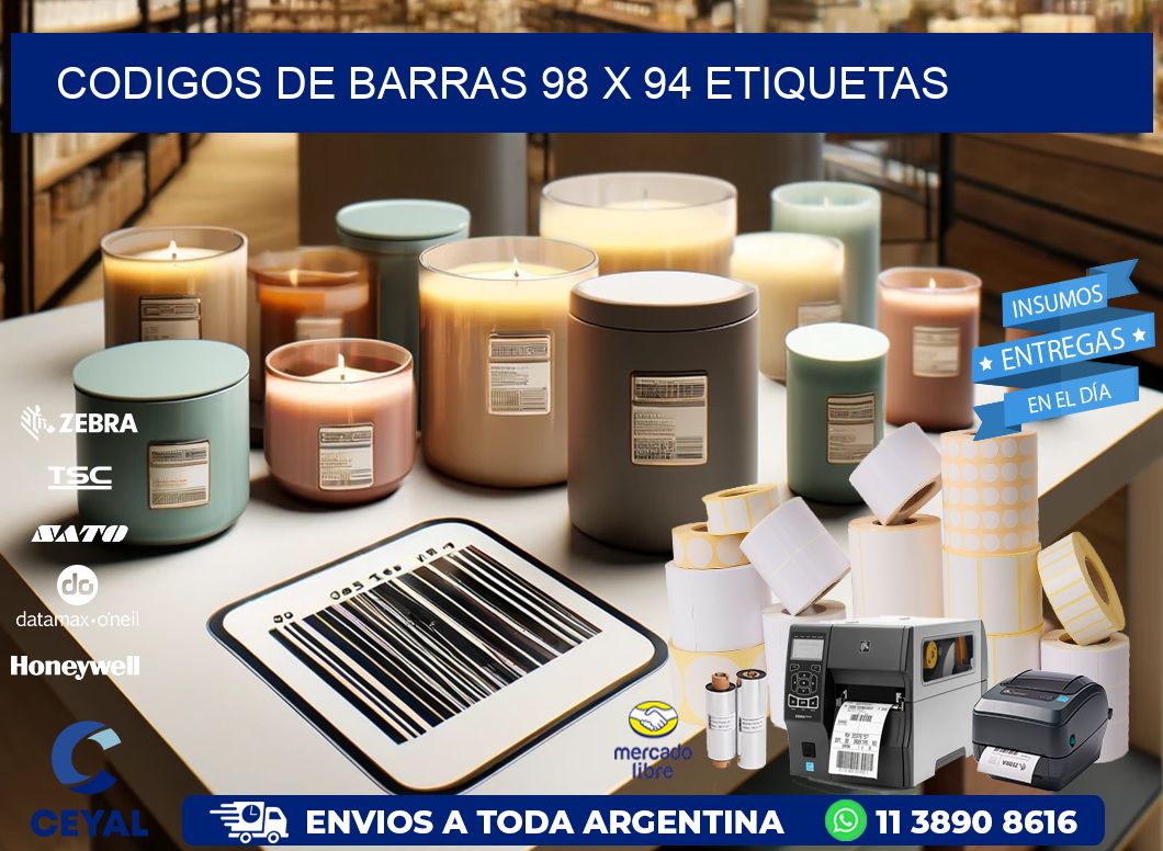 codigos de barras 98 x 94 etiquetas