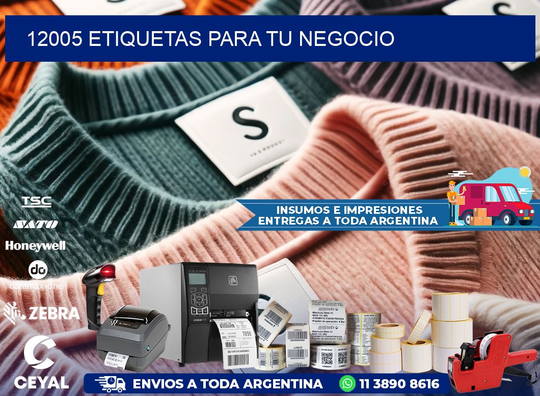 12005 etiquetas para tu negocio