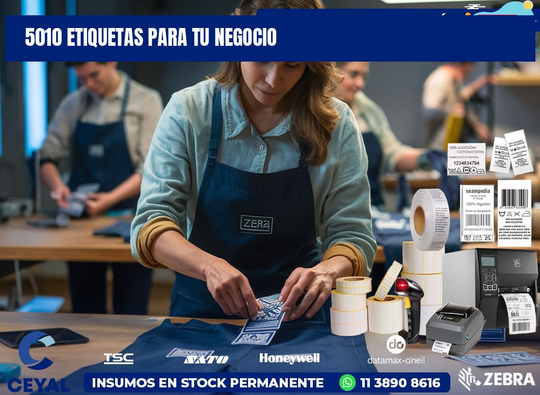 5010 etiquetas para tu negocio