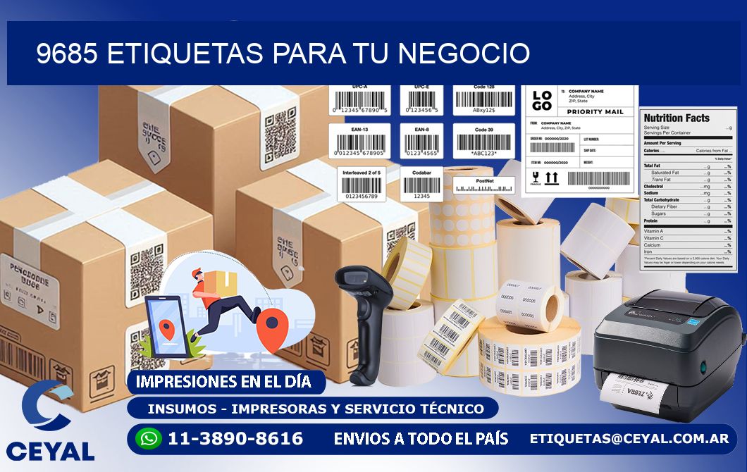 9685 etiquetas para tu negocio