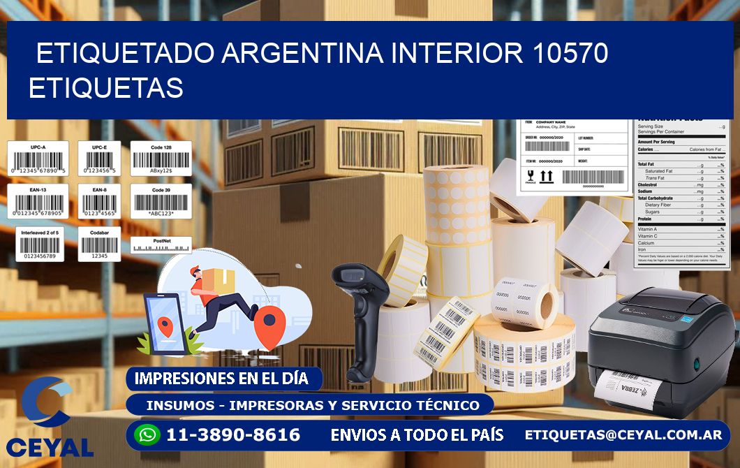 etiquetado argentina interior 10570 etiquetas